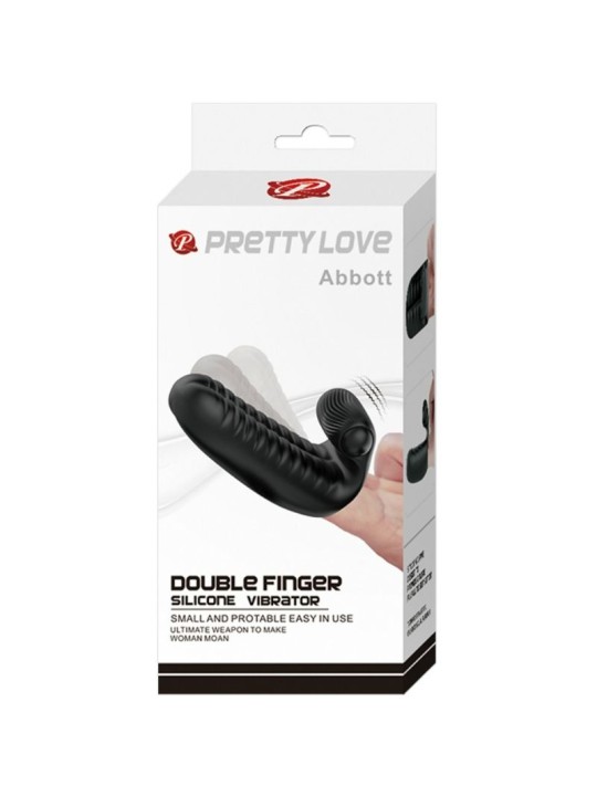 PRETTY LOVE - ABBOTT ZWARTE STIMULERENDE VINGERHOED