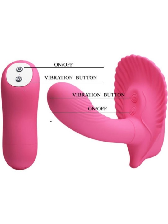 PRETTY LOVE - CONCHA ESTIMULADORA CONTROL REMOTO