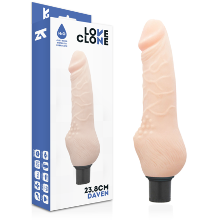 LOVECLONE - DAVEN VIBRADOR REALÍSTICO SELF LUBRICATION 23.8 CM -O- 3.8