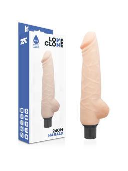 LOVECLONE - VIBRATEUR AUTOLUBRIFIANT HARALD 24 CM -O- 4 CM