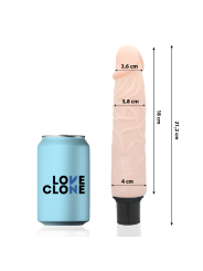 LOVECLONE - FINN VIBRADOR REALÍSTICO SELF LUBRICATION 21.2 CM -O- 3.8 