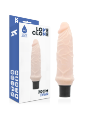 LOVECLONE - IVAR SELBSTSCHMIERENDER VIBRATOR 20 CM -O- 3.7 CM