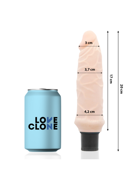 LOVECLONE - VIBRATEUR AUTOLUBRIFIANT IVAR 20 CM -O- 3.7 CM