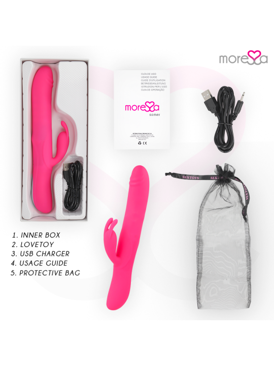 MORESSA - VIBRATEUR SOMER PREMIUM ROTATIONS MULTIPLES