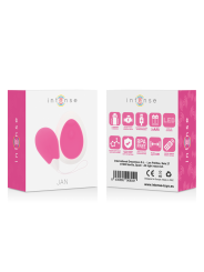 INTENSE - VIBRATEUR JAN EGG TÉLÉCOMMANDE ROSE