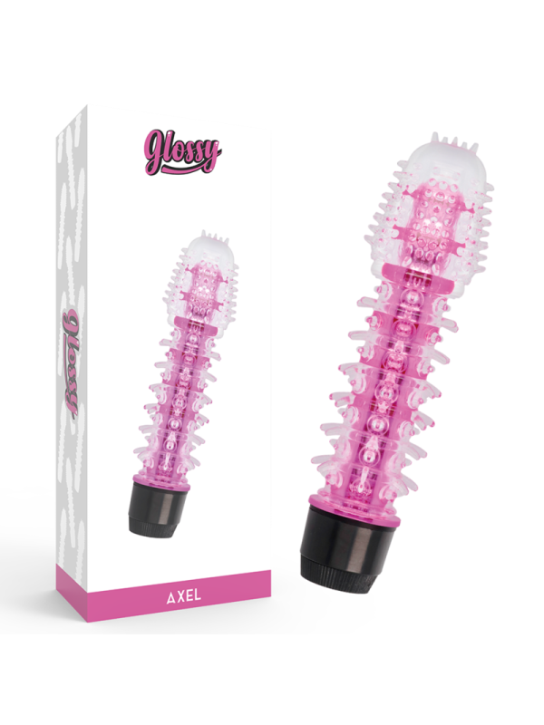 GLOSSY - AXEL VIBRATOR ROZE
