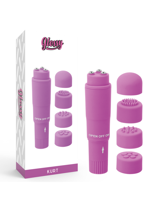 GLOSSY - POCKET KURT MASAJEADOR LILA