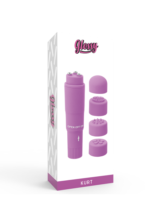 GLOSSY - MASSEUR DE POCHE KURT VIOLET