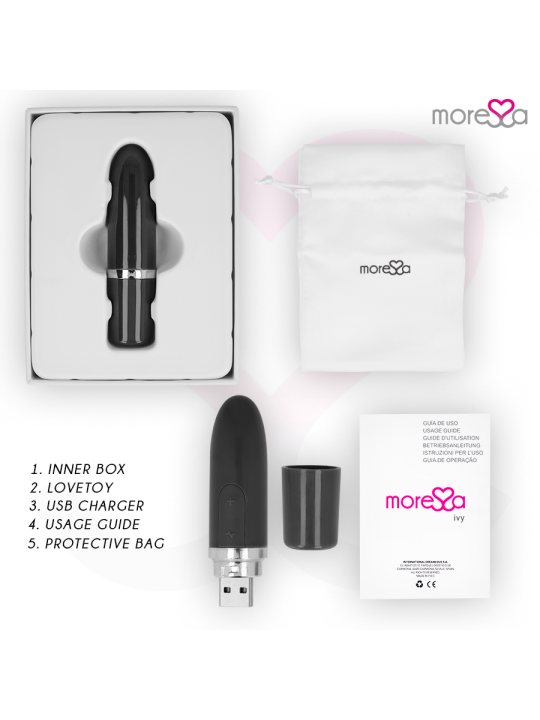 MORESSA - IVY VIBRATEUR STIMULATEUR VOYAGE NOIR