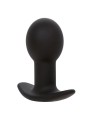 CALEXOTICS - ROCK BOTTOM ANAAL PLUG 10 VIBRATIES SILICONEN ZWART
