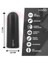 MORESSA - NIX VIBRATOR REMOTE CONTROL BLACK