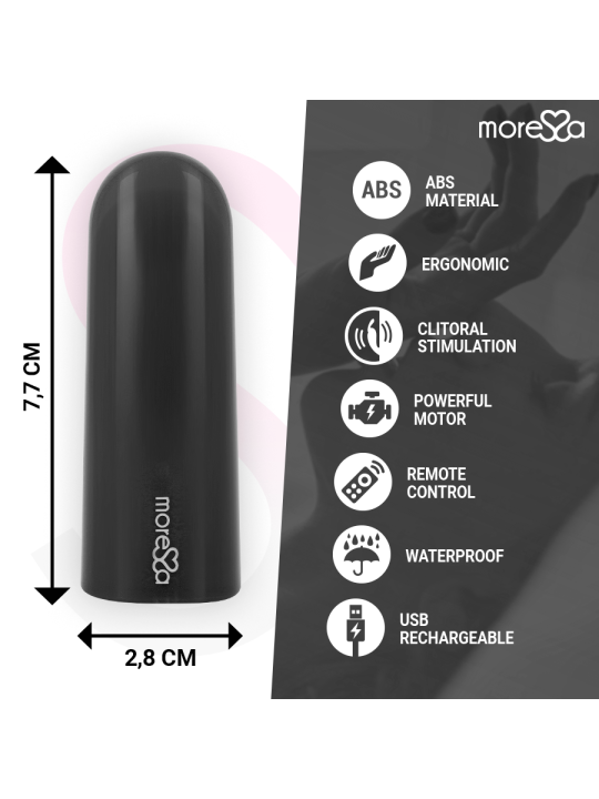 MORESSA - NIX VIBRATOR FERNBEDIENUNG SCHWARZ