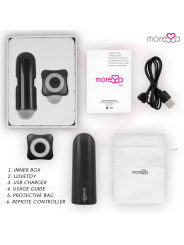 MORESSA - NIX VIBRATOR REMOTE CONTROL BLACK