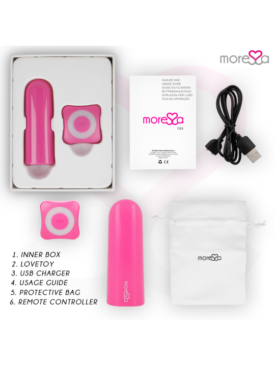 MORESSA - NIX VIBRATOR FERNBEDIENUNG ROSA