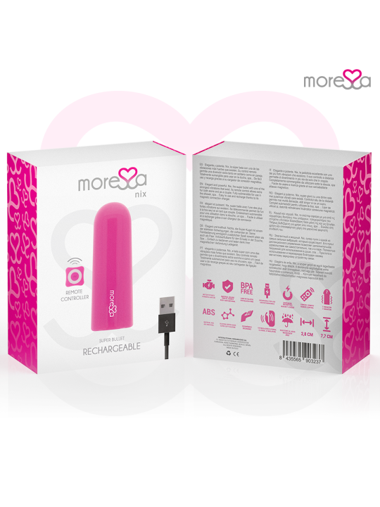 MORESSA - NIX VIBRATEUR TÉLÉCOMMANDE ROSE