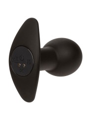 CALEXOTICS - ROCK BOTTOM PLUG ANAL 10 VIBRAÇÕES SILICONE PRETO