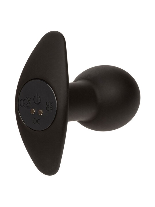 CALEXOTICS - ROCK BOTTOM PLUG ANAL 10 VIBRAÇÕES SILICONE PRETO