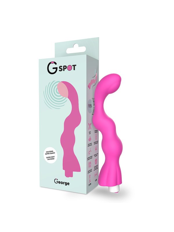 G-SPOT - GEORGE G-SPOT VIBRATOR ROZE GOM