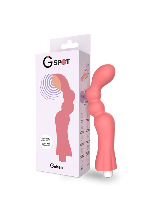 G-SPOT - GOHAN VIBRADOR PUNTO G LIGHT RED