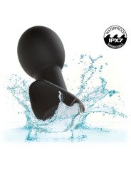 CALEXOTICS - ROCK BOTTOM PLUG ANAL 10 VIBRAÇÕES SILICONE PRETO