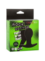 CALEXOTICS - ROCK BOTTOM PLUG ANAL 10 VIBRAÇÕES SILICONE PRETO
