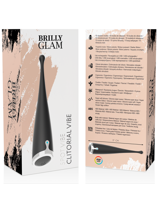 BRILLY GLAM - SPOT VIBE CLITORIAL NOIR