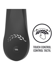 BLACK&SILVER- KEAN VIBRATOR TOUCH CONTROL