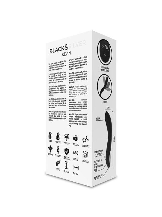 BLACK&SILVER - CONTROLE DE TOQUE DO VIBRADOR KEAN