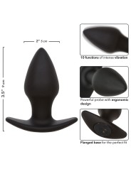 CALEXOTICS - ROCK BOTTOM PLUG ANAL PARFAIT 10 VIBRATIONS SILICONE NOIR