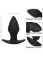 CALEXOTICS - ROCK BOTTOM PLUG ANAL PERFEITO 10 VIBRAÇÕES SILICONE PRET