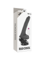 BASECOCK - VIBRADOR REALÍSTICO CONTROL REMOTO NEGRO 19 CM -O- 4 CM