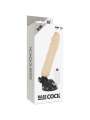 BASECOCK - VIBRADOR REALÍSTICO CONTROL REMOTO NATURAL 20 CM -O- 4 CM
