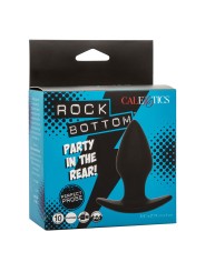 CALEXOTICS - ROCK BOTTOM PLUG ANAL PERFEITO 10 VIBRAÇÕES SILICONE PRET