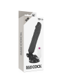 BASECOCK - REALISTISCHER VIBRATOR MIT FERNBEDIENUNG SCHWARZ 20 CM -O- 