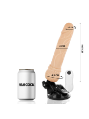 BASECOCK - VIBRATEUR TÉLÉCOMMANDE NATUREL RÉALISTE 19.5 CM -O- 4 CM