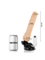 BASECOCK - VIBRATEUR TÉLÉCOMMANDE NATUREL RÉALISTE 19.5 CM -O- 4 CM