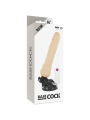 BASECOCK - VIBRATEUR TÉLÉCOMMANDE NATUREL RÉALISTE 19.5 CM -O- 4 CM