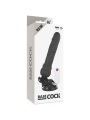 BASECOCK - REALISTISCHER VIBRATOR MIT FERNBEDIENUNG SCHWARZ 19.5 CM -O