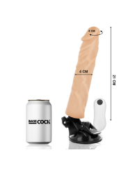 BASECOCK - NATUURLIJKE REALISTISCHE VIBRATOR MET AFSTANDSBEDIENING 21 