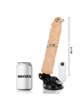 BASECOCK - VIBRADOR REALÍSTICO CONTROL REMOTO NATURAL 21 CM -O- 4 CM