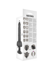 BASECOCK - ARTIKULIERBARER VIBRATOR MIT FERNBEDIENUNG SCHWARZ 21 CM -O