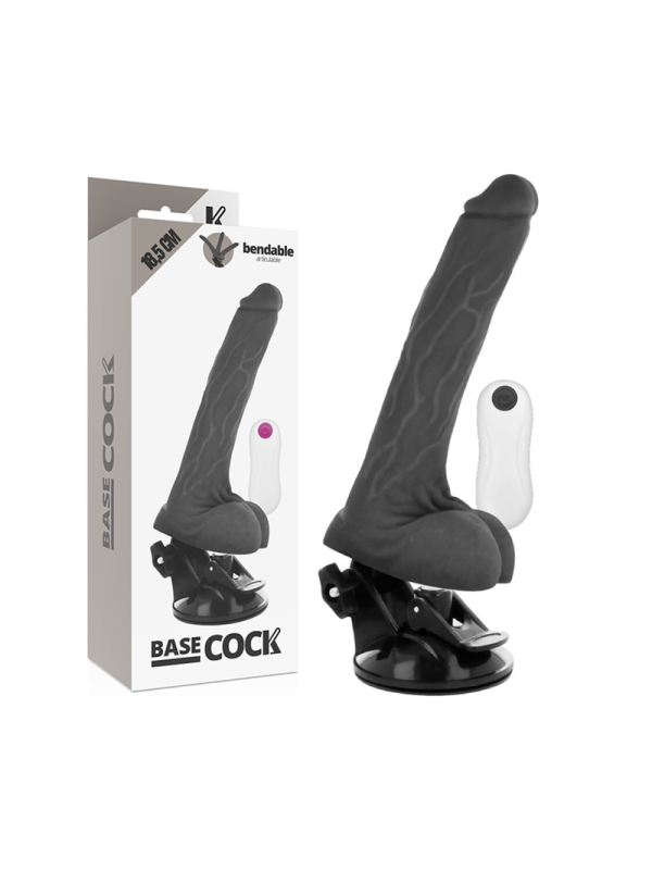 BASECOCK - REALISTIC ARTICULABLE REMOTE CONTROL BLACK 18.5 CM -O- 4 CM