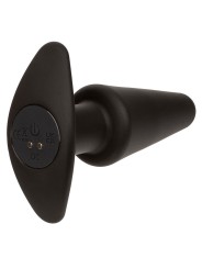 CALEXOTICS - ROCK BOTTOM TAPPO ANALE CONICO 10 VIBRAZIONI SILICONE NER