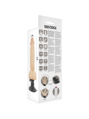 BASECOCK - VIBRATEUR ARTICULABLE TÉLÉCOMMANDE NATUREL 20 CM -O- 4.5 CM