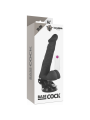 BASECOCK - VIBRADOR REALÍSTICO ARTICULABLE CONTROL REMOTO NEGRO 20 CM 