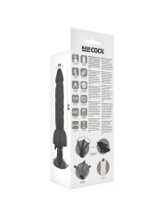 BASECOCK - ARTIKULIERBARER VIBRATOR MIT FERNBEDIENUNG SCHWARZ 20 CM -O