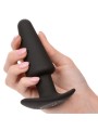 CALEXOTICS - ROCK BOTTOM TAPPO ANALE CONICO 10 VIBRAZIONI SILICONE NER