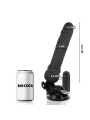 BASECOCK - VIBRADOR REALÍSTICO CONTROL REMOTO NEGRO 19.5 CM -O- 4 CM