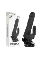 BASECOCK - VIBRADOR REALÍSTICO CONTROL REMOTO NEGRO 18.5 CM -O- 4CM
