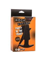 CALEXOTICS - ROCK BOTTOM TAPERED ANAL PLUG 10 VIBRATIONS SILICONE NOIR